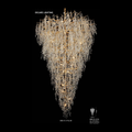 8806 chandelier 70.9 x 110.2 inches full view