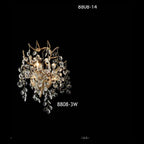 8808-3W crystal wall light full view