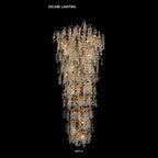 8808-44 crystal chandelier full view