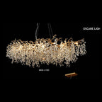 8808-L1500 crystal chandelier full view